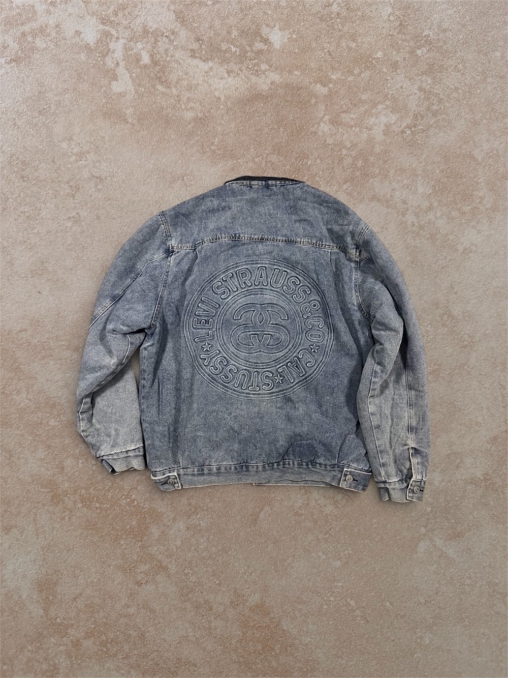 Levi's x Stussy Men's Denim Jacket- Large - Picture 2 of 3